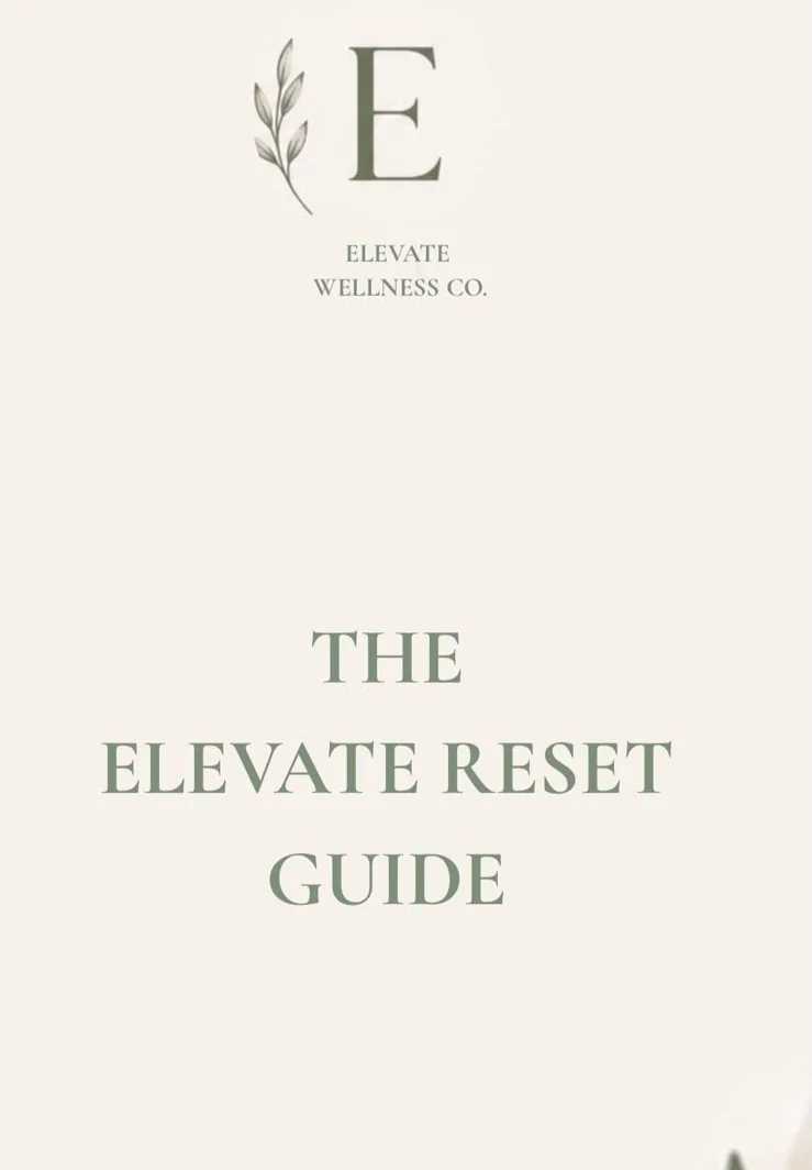 A woman reading a book in a peaceful, relaxing setting representing the calm of the Elevate Reset Guide